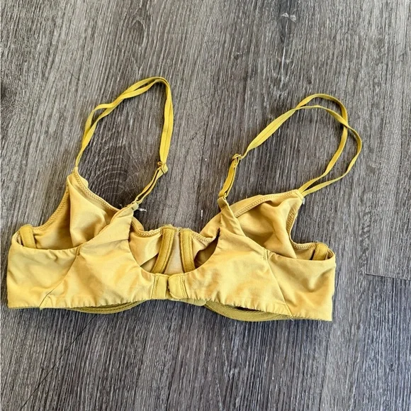 Free People Mustard Yellow Soft-Cup Bralette - Picture 4 of 6